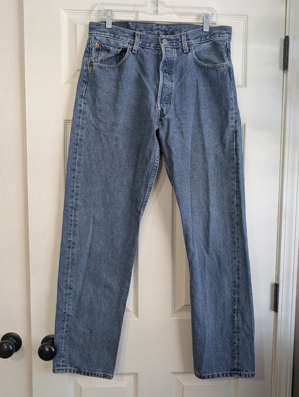 Vintage Levi's 501 Original Fit Jeans - Medium Wash - 34x32